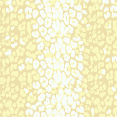 Leopard print. Vector seamless pattern. Animal skin background with black and brown spots on beige backdrop. Abstract exotic safari texture. Jaguar, leo, puma cheetah fur pattern. Repeat design © DESIGN CENTER