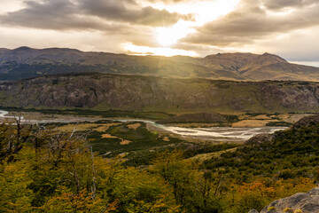 Fototapeta premium mountain landscape in patagonia