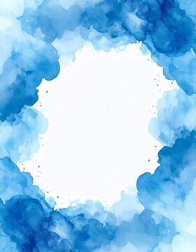ブルーのフレーム・背景(タテ)
blue vertical frame