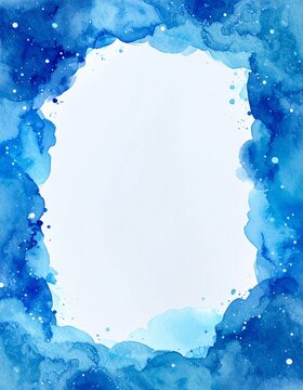 ブルーのフレーム・背景(タテ)
blue vertical frame