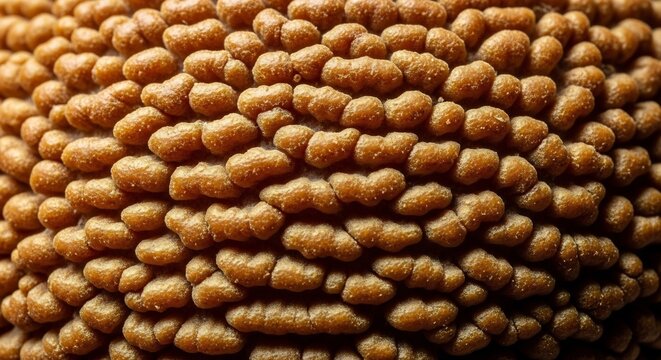 Close-up of brain coral texture showing intricate patterns and details.