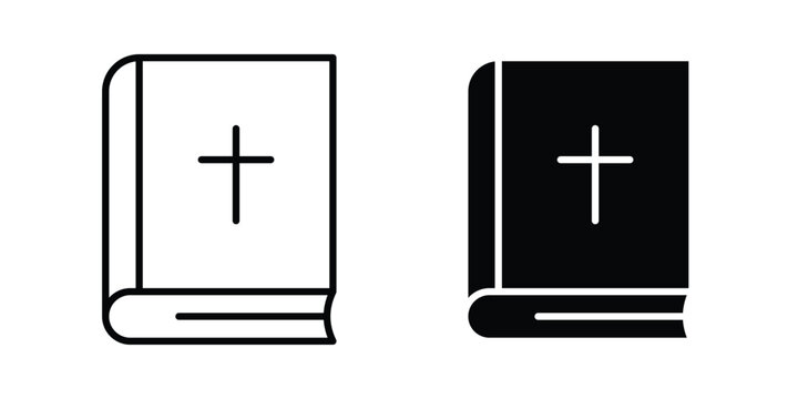 Bible icon symbol Isolated. Vector Illustration.