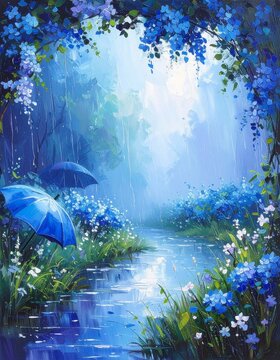 雨の光る風景 (タテ)
rainy season