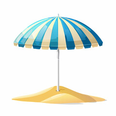 Obraz premium Bunter Strandschirm