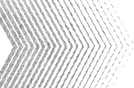 Black dotted chevron line pattern on a transparent background. Ideal for bold, modern, or abstract design projects and dynamic graphic overlays.