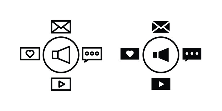 Social campaign icon symbol Isolated. Vector Illustration.