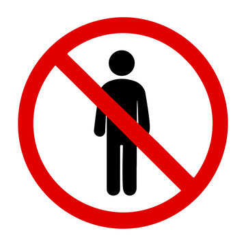 No entry person prohibition sign icon red

人物立入禁止マークの赤色アイコン