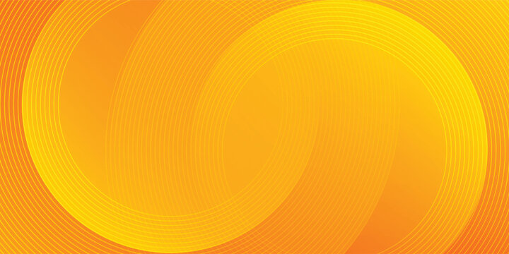 Abstract yellow and orange wave background with spiral lines, EPS10.