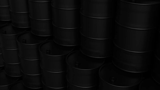 Oil barrel stack industry fuel storage container package supply