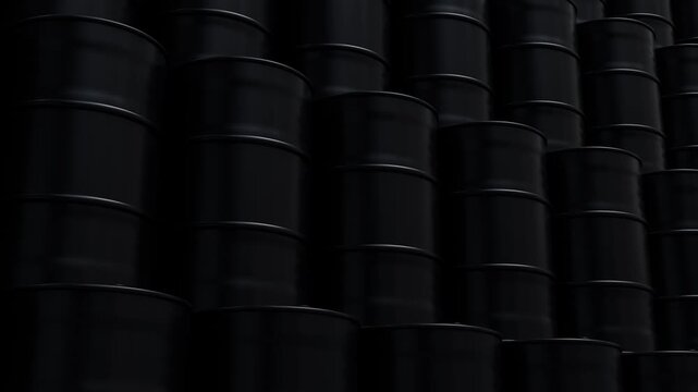 Oil barrel stack industry fuel storage container package supply