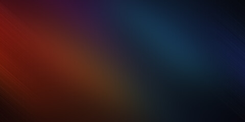 Obraz premium Dark abstract background with diagonal light streaks in deep red and blue gradient.
