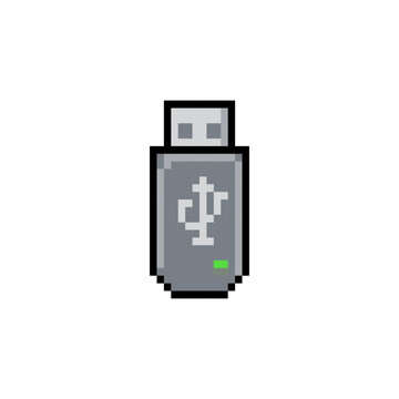 Pixel art usb flash drive