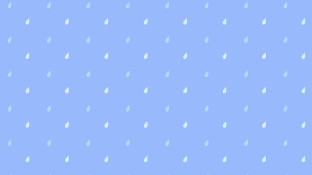 シンプルな雨模様の背景アニメーション