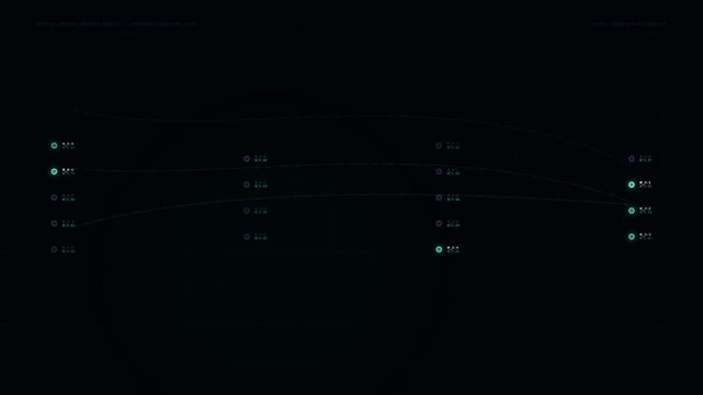  Abstract AI Neural Network Tensor Data Grid Loop