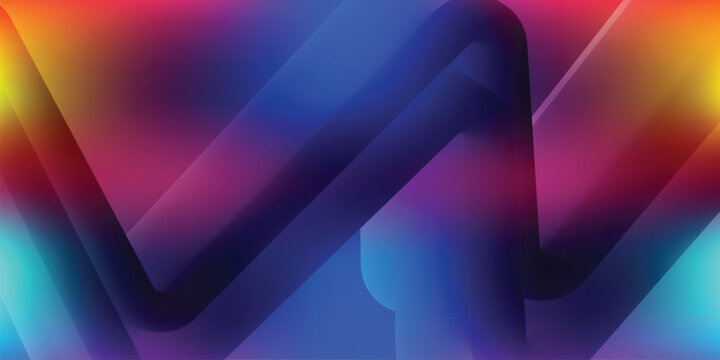 Vibrant multicolored abstract background with gradient colors and wavy lines  dynamic geometric pattern with smooth transitions  colorful and modern design element