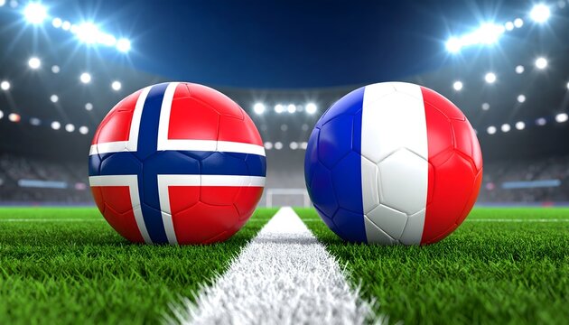 Norway versus France Football World Cup 2026 group match concept