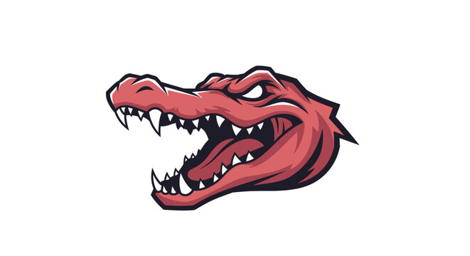 Florida Gators Logo Head Illustration.