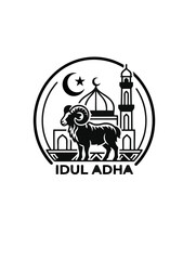 Fototapeta premium icon idul adha.ai