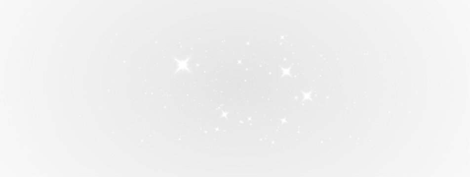 Glowing golden stars vector PNG with sparkling magic dust particles, transparent background overlay, luminous stardust effect, festive glitter decoration for holiday and celebration themes