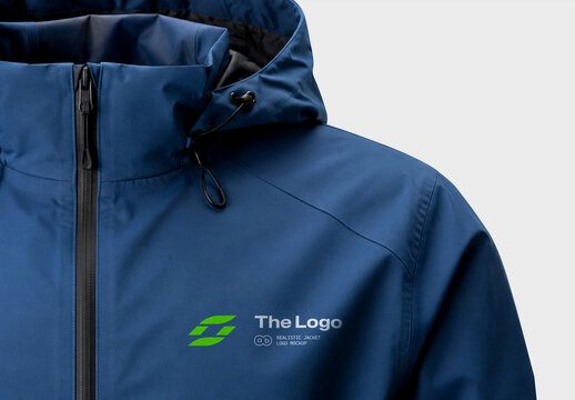 Jacket Logo PSD Mockup Template