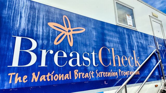 a mobile breast check screening point in ireland