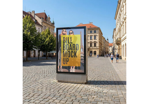 Billboard Mockup Design for Creative Agency and Brand Portfolio