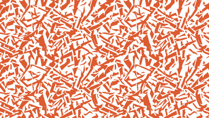 Abstract Burnt Orange and White Geometric Camouflage Pattern Background © Dijee Art