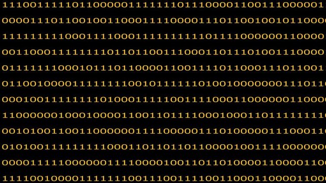 Binary Code Pattern. Binary numbers base background. Digital technology.