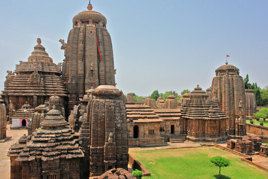 Lingaraja Temple   Hindu temple dedicated to Shiva located in Bhubaneswar, Odisha, India. 