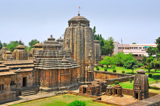 Lingaraja Temple   Hindu temple dedicated to Shiva located in Bhubaneswar, Odisha, India. 