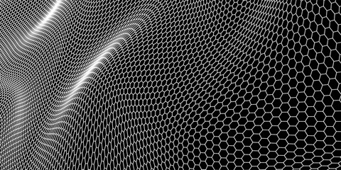 Mesh texture for fishing nets. Grunge pattern for sportswear or soccer goal, volleyball net, basketball hoop, hockey, athletics. © Maidi