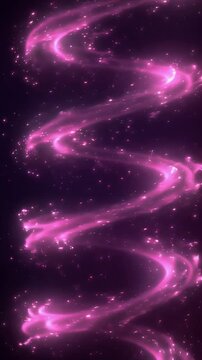Pink Lavender Cosmic Dust Spiral Storm Motion Background With Dreamy Neon Aura And Soft Blur Depth