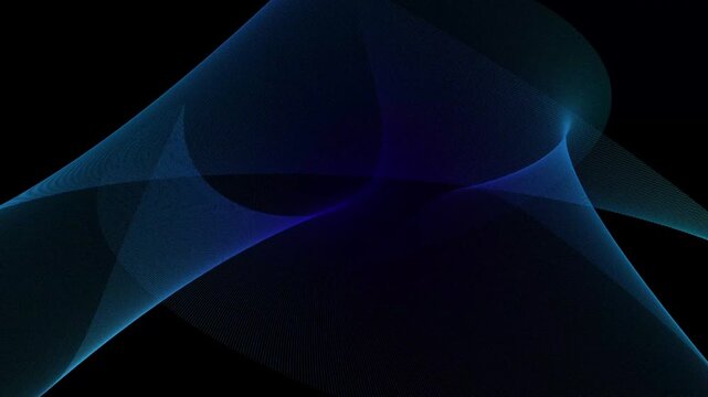 Dark blue abstract 3d holographic smooth slow web animation abstract background loop