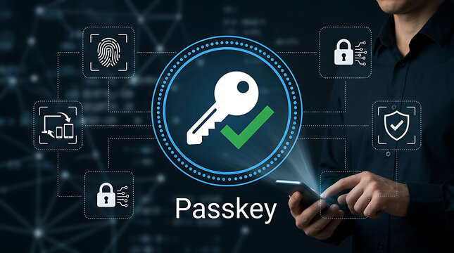 Passkey Authentication Security Mobile Login Digital Identity Access