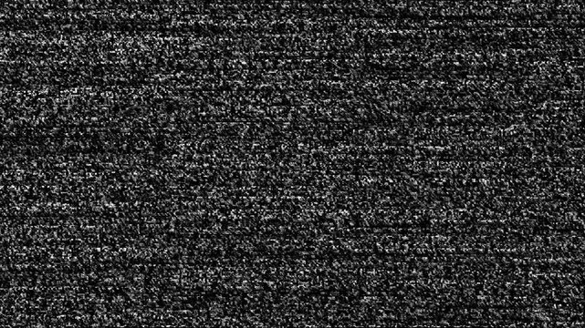 Full screen TV static noise background, analog distortion glitch overlay