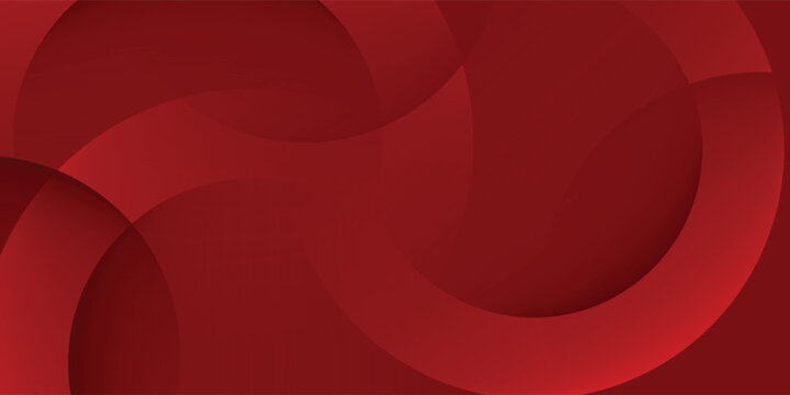 Abstract red color background. Dynamic shapes composition and elements. Trendy and modern gradient background color.