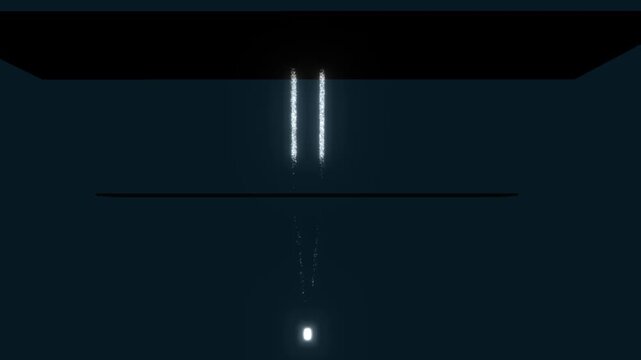 Accurate visualization of Young&rsquo;s double-slit experiment showing photon interference, wave behavior, diffraction, and light propagation &mdash; ideal for science education and research media.