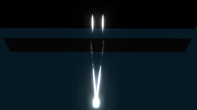 Accurate visualization of Young&rsquo;s double-slit experiment showing photon interference, wave behavior, diffraction, and light propagation &mdash; ideal for science education and research media.