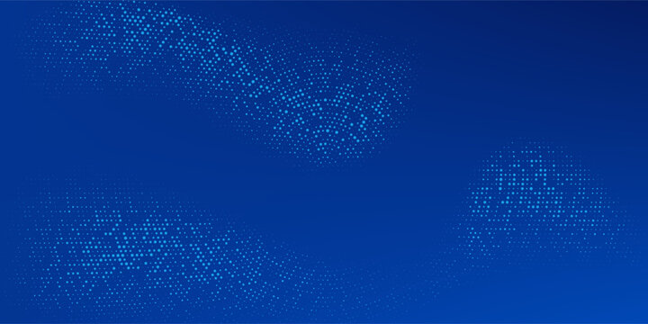 Blue Tech Finance Fintech Background Abstract Pixel Pattern. Abstract Business Tech Science Random Squares Mosaic Vector Backdrop