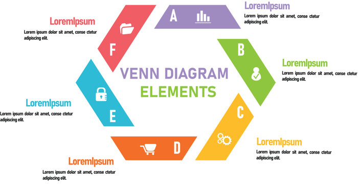 Infographic chart template modern style for presentation, start up project