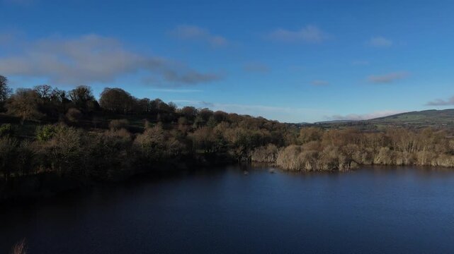 Mc Namaras Lake at OBriensbridge County Clare Ireland