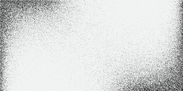 Grunge gradient spray diagonal and vertical old textures set or stipple grainy transparent halftone sand background, splatter backdrop illustration clipart image