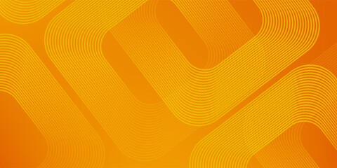 Orange abstract background. Minimal pattern. Vibrant gradient geometric lines. Modern design. Suit for banner, cover, business, flyer, poster, website, brochure, corporate © crew