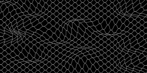 texture for fishing nets. Grunge pattern for sportswear or soccer goal, volleyball net, basketball hoop, hockey, athletics © ribut