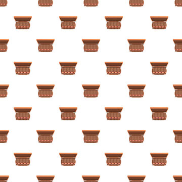 Cigar boxes full of tobacco cigars creating a havana style seamless pattern