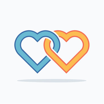 Interlocking Hearts Symbol
