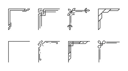 Decorative Architectural Corner Moulding Designs. © Siwit