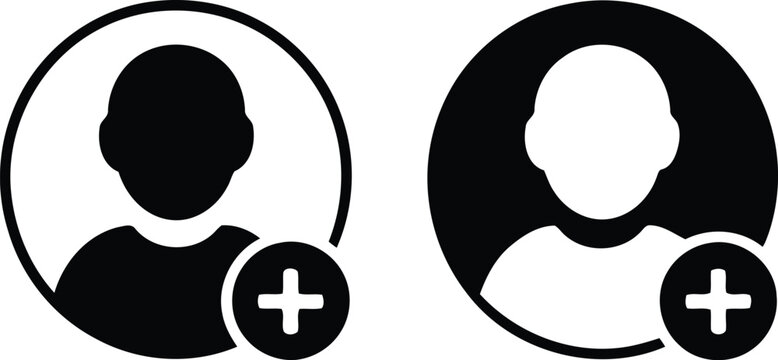 Add user profile vector illustration