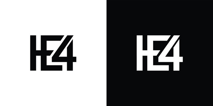 Minimalist black and white of the letters H Z repeated in a grid pattern black background white letters