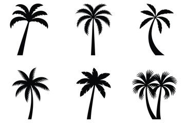 Naklejka premium Eco energy icon set with black vector silhouettes of electric car solar panel wind turbine recycling plug and green sprout
